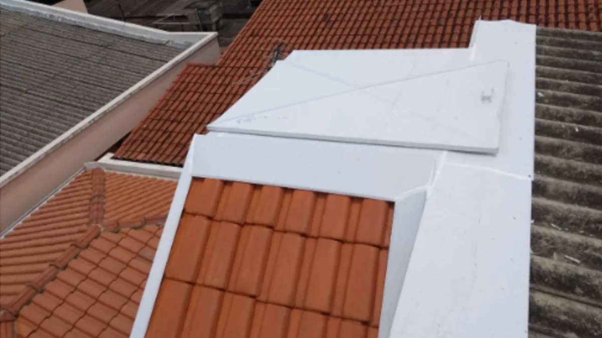 Rufo em telhado cerâmico